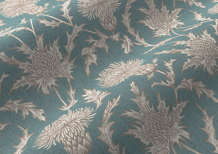 Carlina, Teal - Twist&Fit Roman Blind - Image 4
